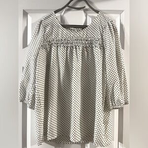 Doe & Rae polka dot shirt